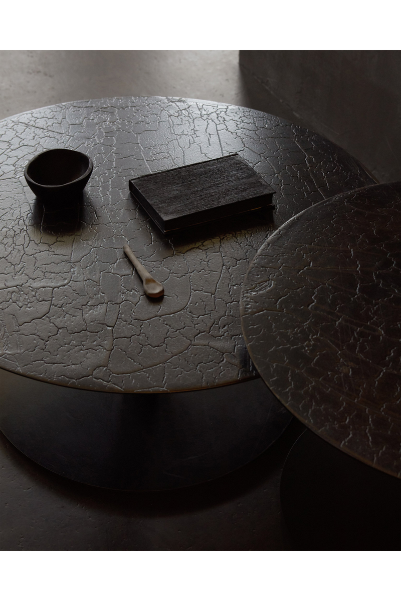 Mineral Round Pedestal Coffee Table | Ethnicraft Sphere | Oroatrade.com