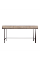 Cream Shagreen Desk with Wooden Drawers | Andrew Martin Mabel