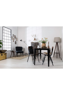 Dark Wooden Dining Chairs (4) | Dutchbone Scuola | Oroatrade.com