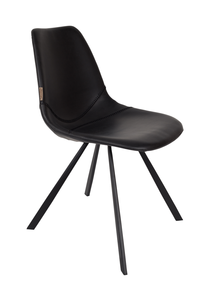 Leather Upholstered Dining Chairs (2) | Dutchbone Franky | Oroatrade.com