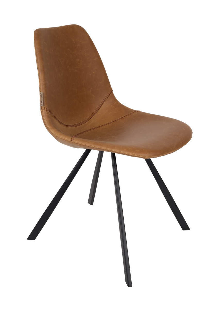 Leather Upholstered Dining Chairs (2) | Dutchbone Franky | Oroatrade.com