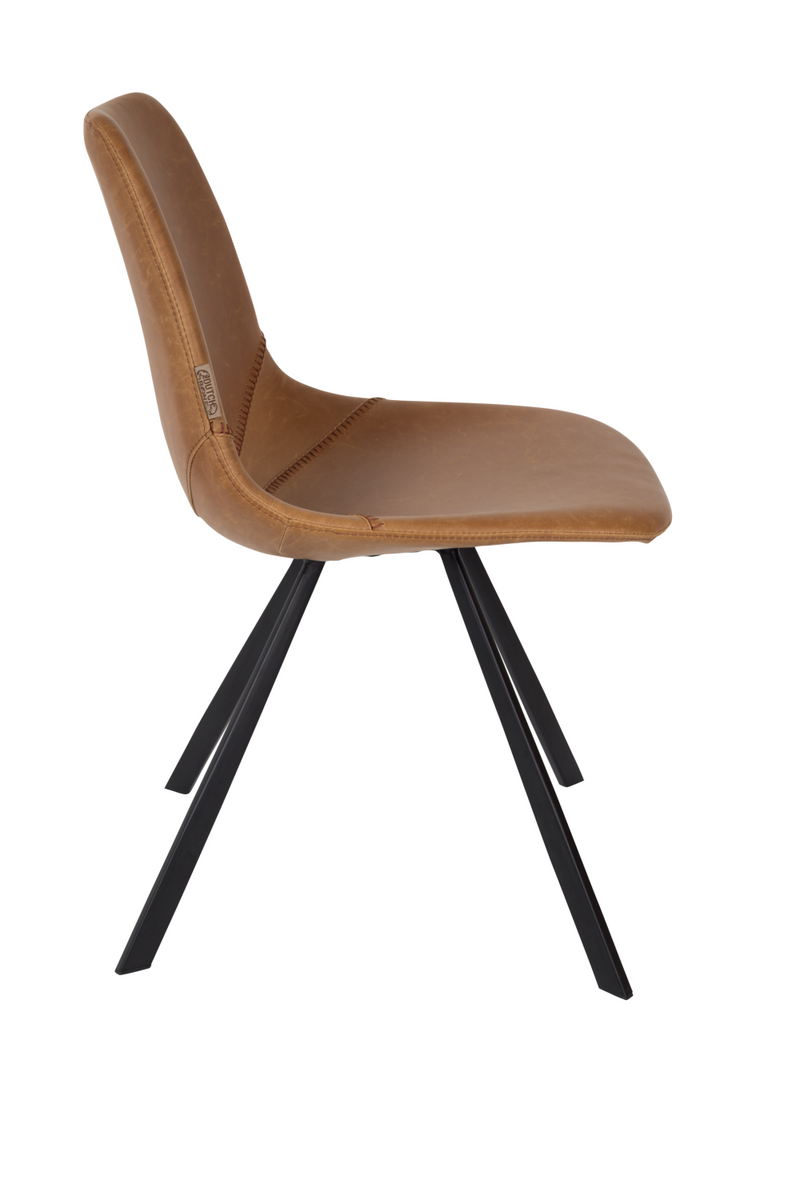 Leather Upholstered Dining Chairs (2) | Dutchbone Franky | Oroatrade.com