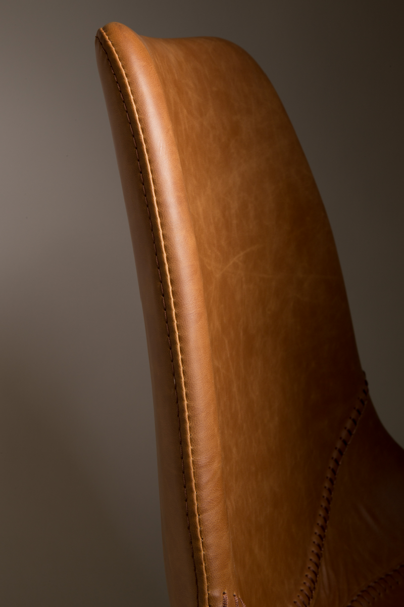 Leather Upholstered Dining Chairs (2) | Dutchbone Franky | Oroatrade.com