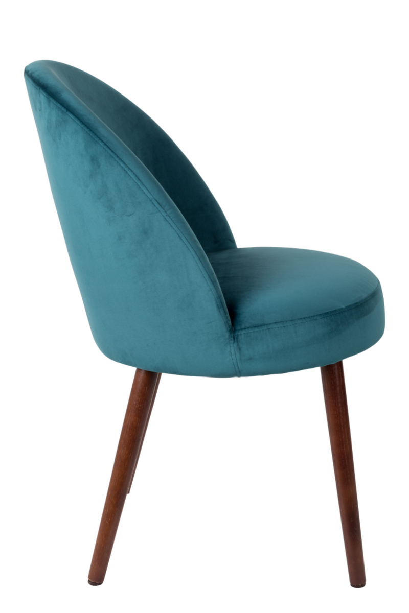 Blue Velvet Dining Chairs (2) | Dutchbone Barbara | Oroatrade.com