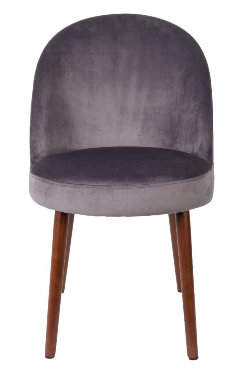 Gray Velvet Dining Chairs (2) | Dutchbone Barbara | Oroatrade.com
