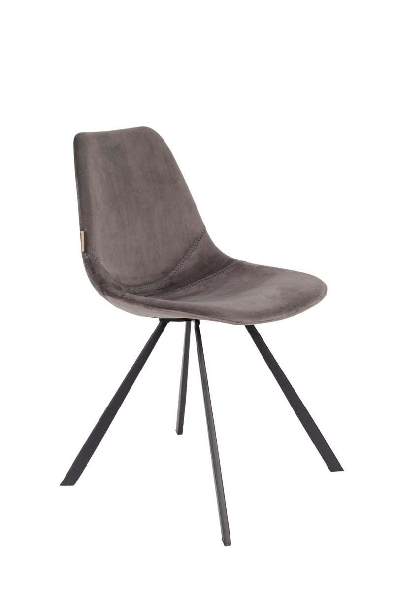 Velvet Upholstered Dining Chairs (2) | Dutchbone Franky | Oroatrade.com