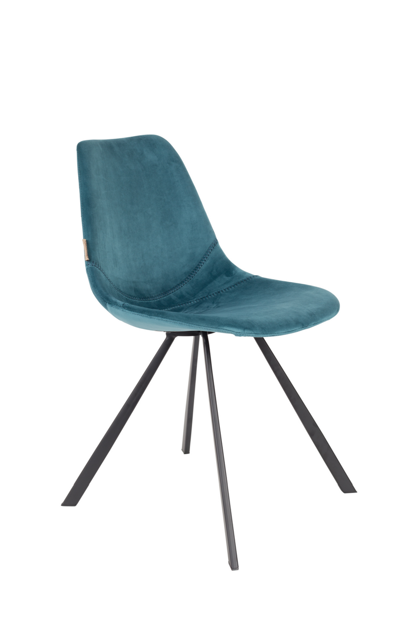 Velvet Upholstered Dining Chairs (2) | Dutchbone Franky | Oroatrade.com