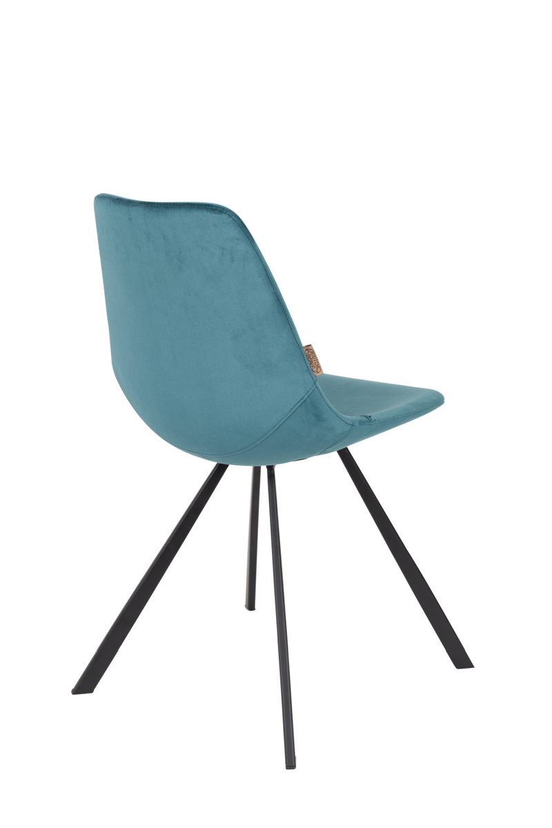 Velvet Upholstered Dining Chairs (2) | Dutchbone Franky | Oroatrade.com