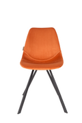 Velvet Upholstered Dining Chairs (2) | Dutchbone Franky | Oroatrade.com