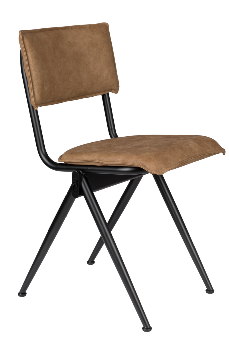 Brown Leather Dining Chairs (2) | Dutchbone Willow | Oroatrade.com