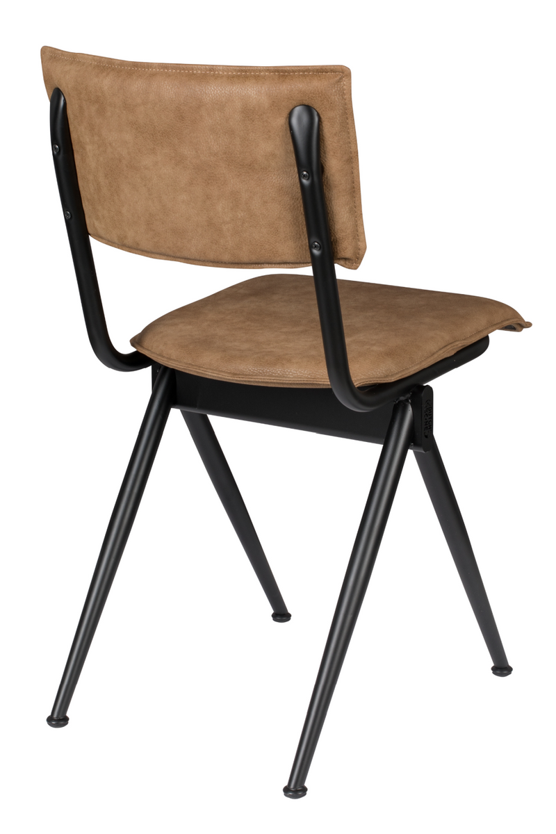 Brown Leather Dining Chairs (2) | Dutchbone Willow | Oroatrade.com
