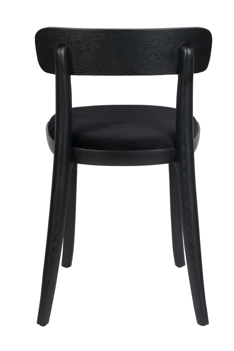 Black Mid-Modern Dining Chairs (2) | Dutchbone Brandon | Oroatrade.com