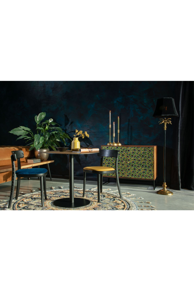 Blue Mid-Modern Dining Chairs (2) | Dutchbone Brandon | Oroatrade.com
