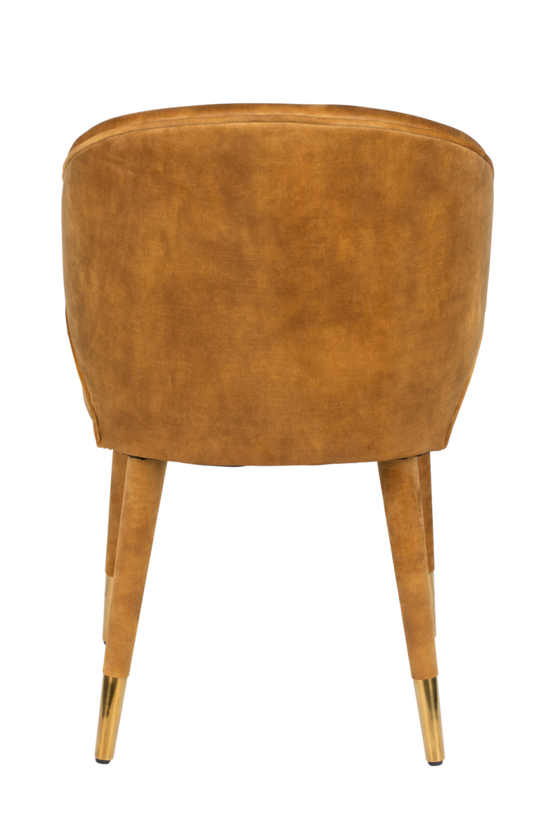 Curved Back Upholstered Chair | Dutchbone Lunar | Oroatrade.com