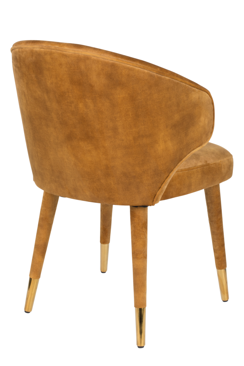 Curved Back Upholstered Chair | Dutchbone Lunar | Oroatrade.com