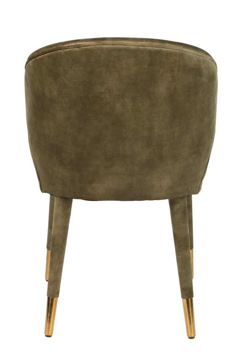 Curved Back Upholstered Chair | Dutchbone Lunar | Oroatrade.com