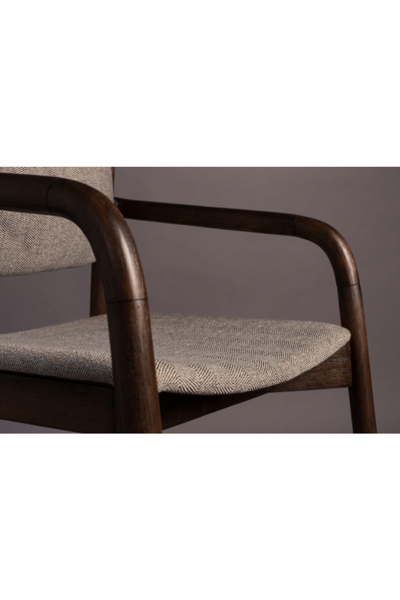 Herringbone Pattern Armchair | Dutchbone Torrance | Oroatrade.com