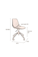 Vintage Leather Office Chair | Dutchbone Franky | Oroatrade.com