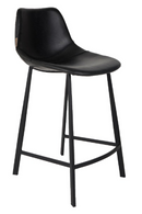 Black Counter Stools (2) | Dutchbone Franky | Oroatrade.com