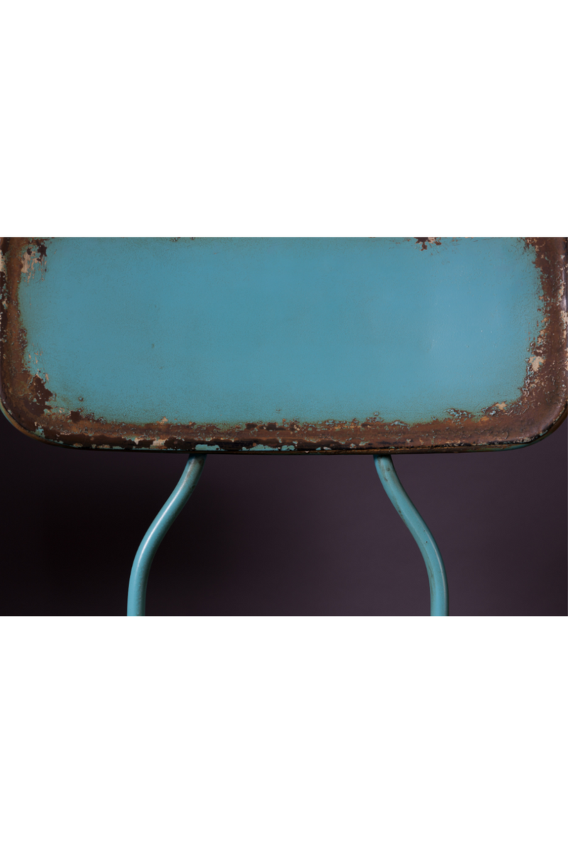 Vintage Turquoise Counter Stool | Dutchbone Ovid | Oroatrade.com