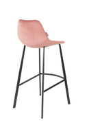 Velvet Upholstered Bar Stools (2) | Dutchbone Franky | Oroatrade.com