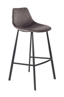 Velvet Upholstered Bar Stools (2) | Dutchbone Franky | Oroatrade.com