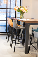 Velvet Upholstered Bar Stools (2) | Dutchbone Franky | Oroatrade.com