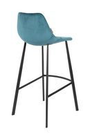 Velvet Upholstered Bar Stools (2) | Dutchbone Franky | Oroatrade.com