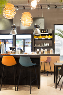 Velvet Upholstered Bar Stools (2) | Dutchbone Franky | Oroatrade.com