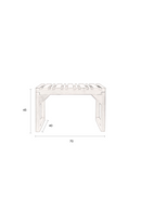 Mango Wood Slatted Bench | Dutchbone Jakub | Oroatrade.com