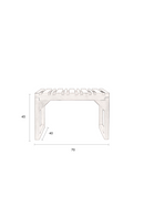 Mango Wood Slatted Bench | Dutchbone Jakub | Oroatrade.com