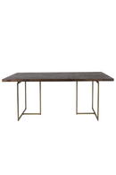 Vintage Brass Dining Table | Dutchbone Class | Oroatrade.com