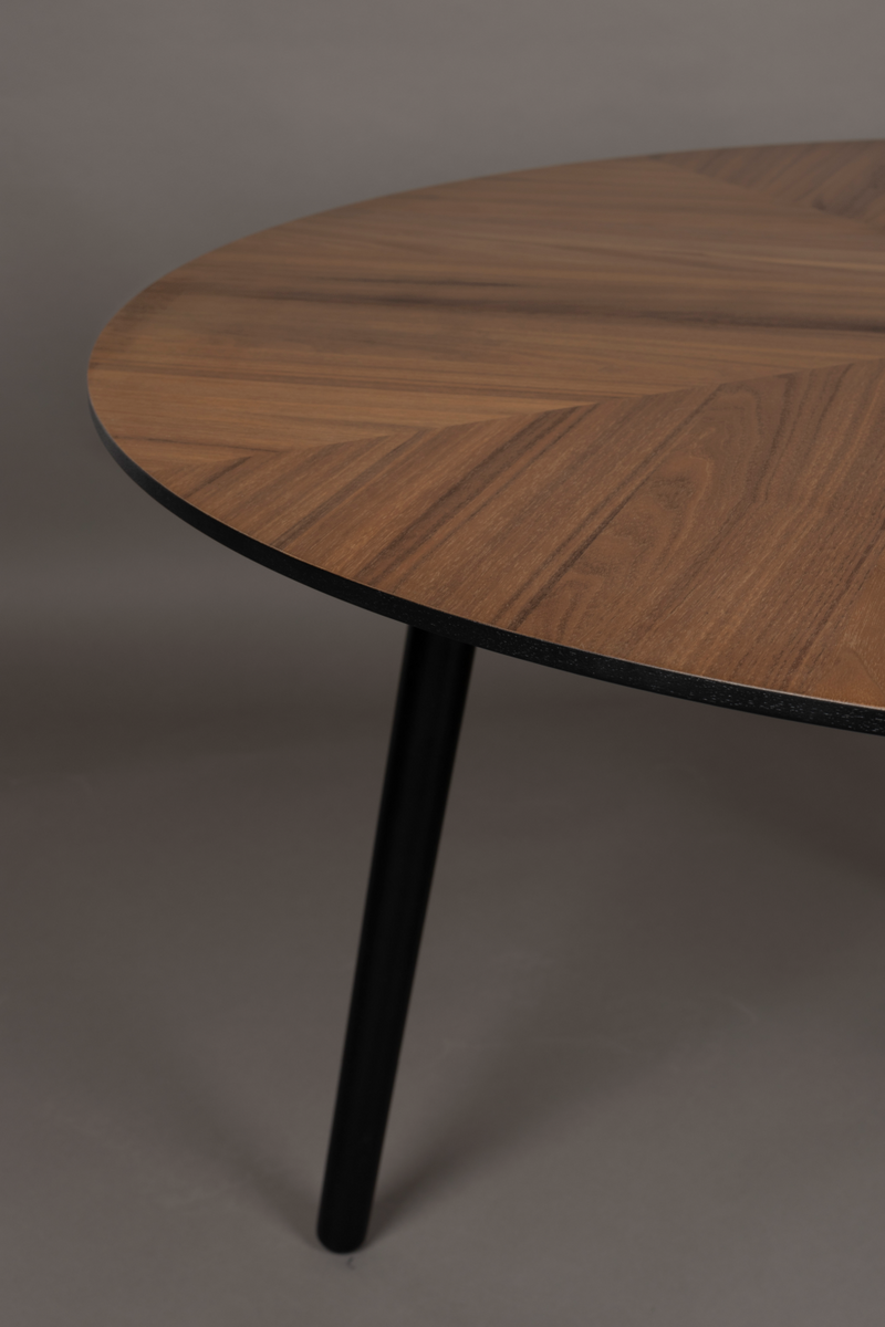 Round Wooden Dining Table | Dutchbone Clover | Oroatrade.com