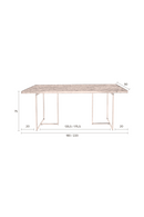 Rectangular Acacia Dining Table | Dutchbone Class | Oroatrade.com