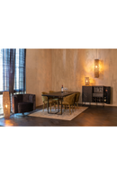 Wooden Herringbone Dining Table | Dutchbone Class | Oroatrade.com