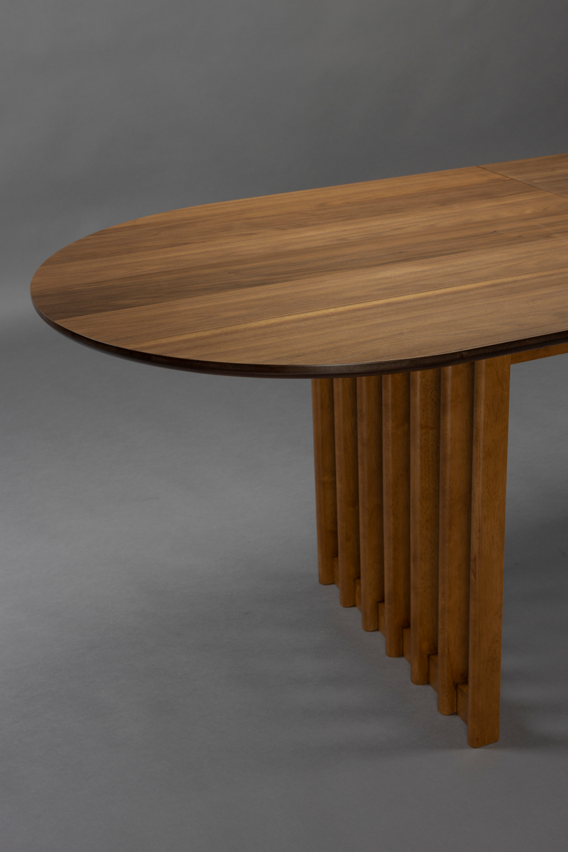 Oval Oak Adjustable Dining Table | Dutchbone Barlet | Oroatrade.com