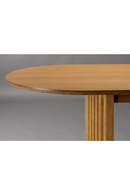 Oval Oak Adjustable Dining Table | Dutchbone Barlet | Oroatrade.com