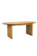 Oval Oak Adjustable Dining Table | Dutchbone Barlet | Oroatrade.com