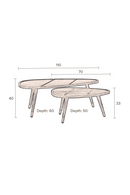Nesting Coffee Table Set | Dutchbone Sham | Oroatrade.com