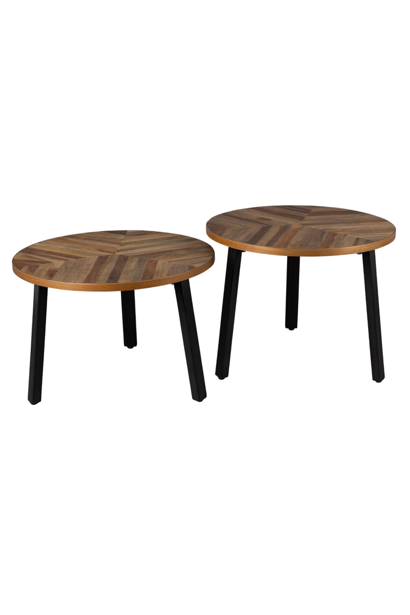 Teak Wooden Coffee Table Set | Dutchbone Mundu | Oroatrade.com
