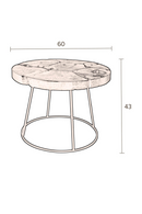 Black Teak Side Table | Dutchbone Kraton | Oroatrade.com