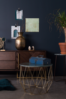 Geometric Wire Base End Table | Dutchbone Boss | Oroatrade.com