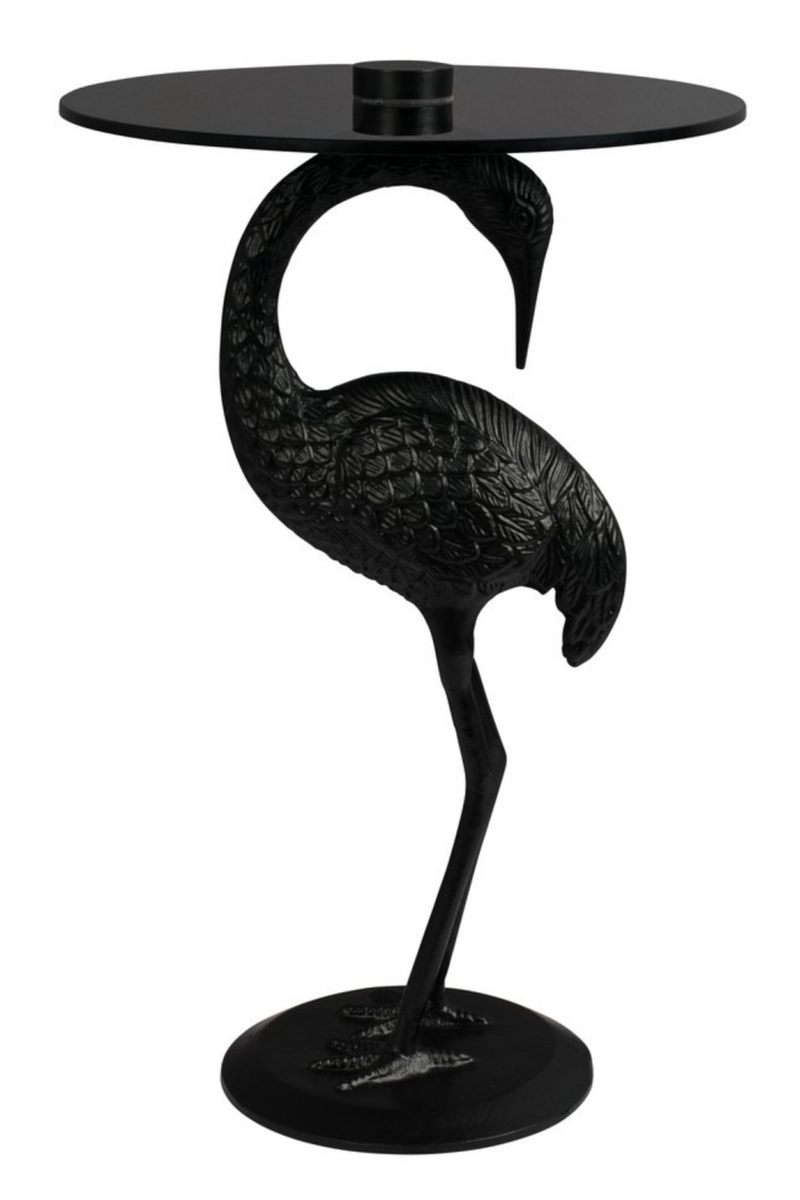 Black Crane Bird End Table | Dutchbone Crane | Oroatrade.com
