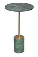 Green Round Marble End Table | Dutchbone Gunnar | Oroatrade.com