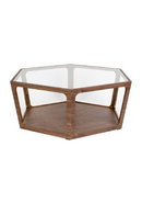 Glass Hexagon Coffee Table | Dutchbone Sita | Oroatrade.com