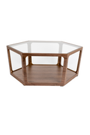 Glass Hexagon Coffee Table | Dutchbone Sita | Oroatrade.com