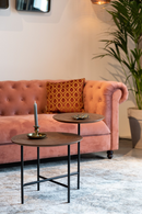 Nesting Walnut End Table | Dutchbone Mathison | Oroatrade.com