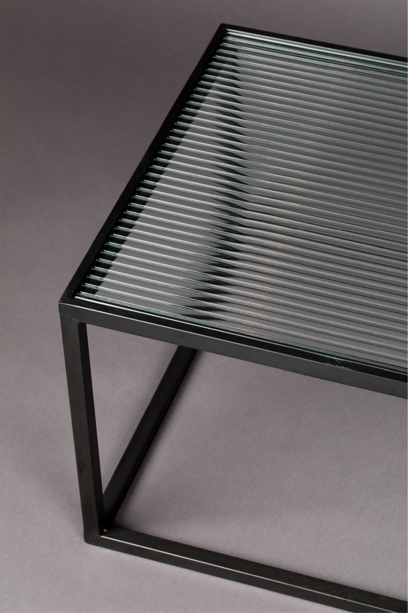 Square Glass Nesting Coffee Table Set | Dutchbone Boli | Oroatrade.com