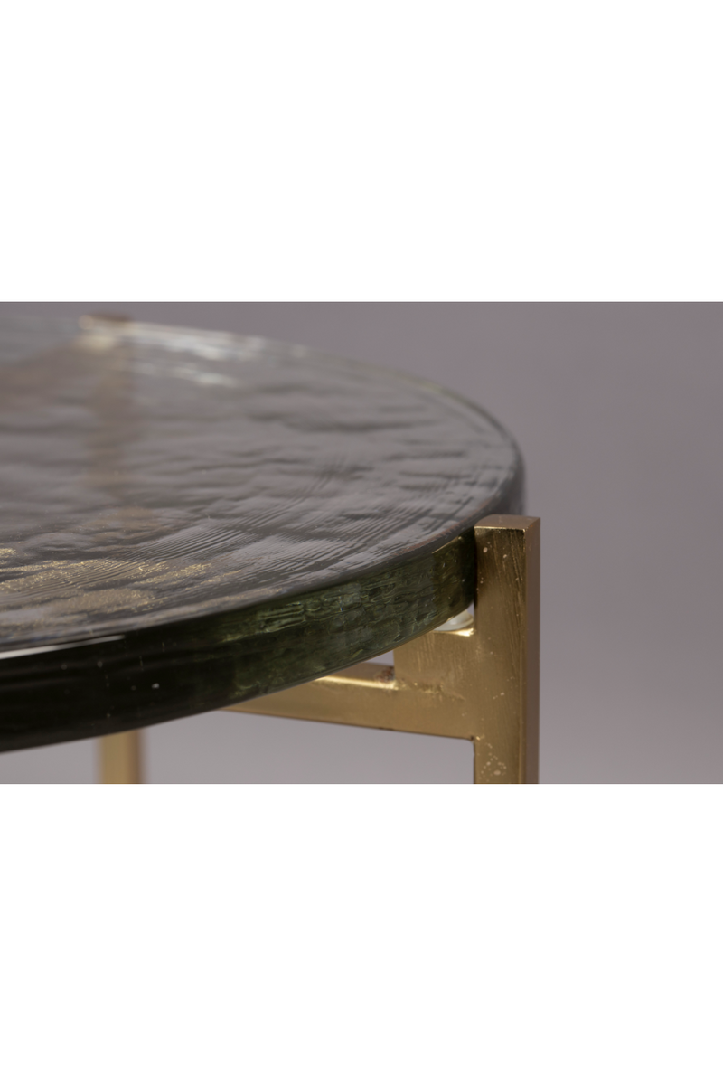 Casted Glass Side Table | Dutchbone Vidrio | Oroatrade.com