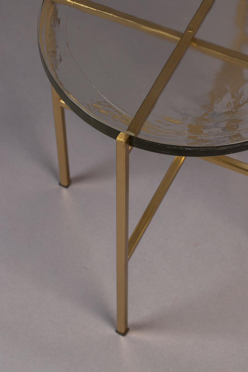 Casted Glass Side Table | Dutchbone Vidrio | Oroatrade.com